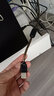 山泽USB2.0延长线 公对母 AM/AF 高速传输数据连接线 U盘鼠标键盘读卡器加长线  透明黑1米UK-H10 实拍图