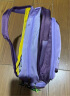 FOUVOR时尚女包斜挎包新款休闲手提包尼龙单肩包多隔层女士旅行包帆布包 粉紫色 实拍图