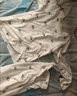 红豆儿童睡衣男女童春夏薄款纯棉家居服套装长袖裤空调服J3269水蓝120 实拍图