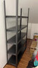 Honey Cute货架置物架角钢家用仓储超市收纳架储物架落地杂物钢制储物间层架 黑色五层 长100*宽50cm 加厚通体立柱高1980 实拍图