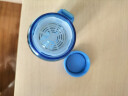 富光太空杯茶杯水杯可爱ins风便携创意大容量杯子耐摔夏天简约塑料杯 （小巧型）海洋蓝 400ml 1个 实拍图