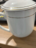洁雅杰陶瓷茶杯 带盖水杯子(350ml)陶瓷茶杯陶瓷办公杯 6只装 贵族杯 实拍图