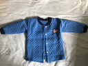 儿童保暖内衣套装秋衣秋裤宝宝衣服高腰护肚裤婴儿加厚彩棉衣 1-3岁新款 深蓝色（开衫款） 110cm（建议体重15-18公斤） 实拍图