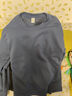 凡客诚品华夫格圆领加绒卫衣男士休闲长袖套头卫衣潮流街头 黑色 XL 实拍图