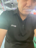 GEKM 速干运动POLO衫男紧身衣肌肉健身上衣兄弟健身教练工服 黑色 2XL 【建议165-180斤左右】 实拍图