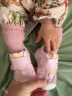 基诺浦（ginoble）婴儿学步鞋24夏季软底透气宝宝鞋子8-18个月女机能鞋GB2200 嫩粉紫/白色 110mm 脚长10.6-11.5cm 晒单实拍图