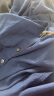 无印良品（MUJI） 女式强捻法国袖罩衫衬衫内搭夏季款薄荷曼波风纯棉全棉短袖 藏青色 S (155/80A) 晒单实拍图