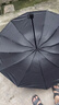 加固折叠雨伞手动结实耐用黑胶晴雨伞两用遮阳防晒学生雨伞 藏青-超大号130cm黑胶防晒款 12骨 实拍图