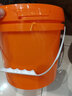 佳叶（JIAYE）5L升pp塑料桶带盖手提小水桶沙滩玩水收纳玩具桶学生美术打包桶 5L橘色*1个装 实拍图