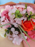 初朵 14朵玫瑰花束香皂康乃馨鲜同城配送花母亲节520情人节礼物送女友 实拍图