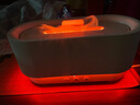 美的（Midea） 香薰机火焰加湿器 家用桌面卧室书房空气加湿 氛围感夜灯 仿真火苗 创新双色冷火焰 温馨奶白色 实拍图