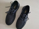 公牛世家男鞋2025秋季新款复古大头工装潮鞋子男士英伦休闲皮鞋低帮马丁鞋 黑色【四季款单鞋】GN123101753 40 (标准运动码) 实拍图