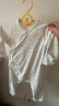英氏（YEEHOO）婴儿连体衣新生儿童装和尚服四季爬服纯棉内衣 黄色59CM 实拍图