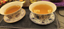野翔宁夏兰州八宝茶盖碗陶瓷特大号甘肃青花瓷单个大茶杯泡茶碗三泡台 兰丝牡丹（300毫升） 实拍图