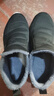 冬季老北京布鞋男式棉鞋加绒保暖中老年爸爸鞋防滑耐磨牛筋底棉靴 黑色 41 实拍图