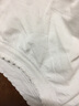 秋蝉 利工民中华老字号42支纯棉汗衫宽松吸汗背心大码女内衣打底衫T恤 白色 有花边 3XL 110 实拍图