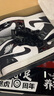 耐克（NIKE）板鞋aj1男鞋夏季中帮运动轻便耐磨透气舒适休闲篮球鞋子【潮】 DD1649-001 黑白熊猫 42.5 实拍图