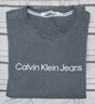 Calvin Klein Jeans夏季男女情侣中性年轻ck多色印花透气修身短袖T恤J320931 PN6-雾霾蓝 XL （推荐160-175斤） 实拍图