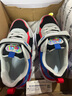 哈比熊童鞋儿童运动鞋男童鞋春秋款革面休闲鞋轻便软底潮鞋 灰蓝红36码 实拍图