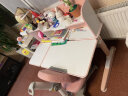 博士有成（BSUC） 儿童学习桌套装写字桌椅家用小学生书桌可升降调节电脑桌学生桌 公益新秀1.2米+801粉色套装 实拍图