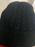 目丸帽子女秋冬韩版ins潮牌百搭毛线帽冷帽冬季保暖护耳大头针织帽男 黑色 M(56-58cm) 实拍图