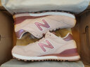 NEW BALANCE NB 官方休闲鞋女鞋简约经典潮流舒适复古拼接运动鞋515系列 贝桃粉 WL515CSC 36.5 （脚长23cm) 实拍图