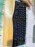 Alice80人体工学有线热插拔RGB机械键盘 星辰黑有线汉白玉轴 实拍图