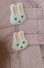 嘟嘟家儿童棉服冬装男童冬季加厚外套女童保暖棉袄宝宝卡通连帽童装上衣 粉色 90cm 实拍图