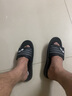 回力拖鞋男浴室凉拖男女情侣款一字拖舒适厚底耐磨室外防滑凉拖鞋 3225-25黑色. 40 实拍图