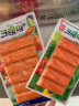 可莱美 韩国进口  蟹肉棒即食蟹柳低脂蟹肉蟹棒蟹味棒寿司食材 即食低脂蟹棒140g*3 实拍图