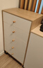 林氏家居收纳柜子储物柜五斗柜卧室柜多用斗柜置物柜客厅家居家具LS187E3 【原木色+白色】五斗柜0.6m 斗柜 实拍图