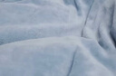 海澜之家（HLA）牛奶绒四件套 A类加绒冬季保暖法兰绒珊瑚绒床品四件套家用被套 宾利蓝+浅灰 四件套；被套200*230床单245*250 实拍图