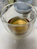 双立人（ZWILLING）水杯杯子茶杯玻璃杯咖啡杯拿铁杯双层隔热奶茶牛奶杯泡茶杯甜品碗 双层茶杯240ml2只 实拍图