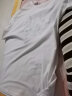 HUI YI MING PIN欧洲站短袖T恤男装潮流个性老虎头刺绣丝光棉休闲大码体恤衣服ins 白色 3XL(165斤-180斤) 晒单实拍图