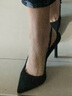 CHARLES&KEITH质感链条尖头高跟凉鞋子女鞋生日礼物女送女友CK1-60280377 Black黑色 39 (250) 实拍图