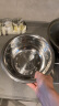 美厨（maxcook）不锈钢盆洗菜盆调料盆和面盆 加大加厚味斗24cm 和面MCWA-014 实拍图