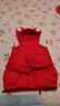 英氏（YEEHOO）儿童加厚羽绒服外套冬季防寒小熊羽绒服中大童外套超韧绒 新年红 105 cm-充绒量55g 实拍图