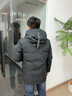 波司登（BOSIDENG）极寒羽绒服第五代升级新国标90鹅绒男女同款机能保暖外套 黑色8056 L 170/92A 体重约120-130斤 实拍图