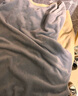 雅鹿纯色双拼牛奶绒床上四件套秋冬加厚保暖床单被套家用床笠款四件套 婴儿蓝+奶昔黄【加厚保暖】 1.8m 床单款 四件套-被套200*230cm 实拍图