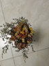 爱满云南天然蔷薇干花花束客厅摆设插招财玫瑰干花真花装饰摆件风干烤 彩色玫瑰约30头+配草+细腰花篮 实拍图