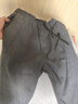 啄木鸟（TUCANO）2025春秋季松紧腰牛仔裤男士宽松弹力哈伦裤小脚裤系绳休闲长裤 K433灰色款 加绒 XL 建议120-135斤 实拍图