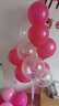 多美忆气球生日场景布置生日气球装饰道具开业周年庆派对地飘深粉闪片 实拍图