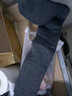 伦洛弗长筒袜子男冬季纯色棉毛圈加厚加长及膝袜棉中老年人保暖小腿袜 2双装男士小腿袜（深灰） 实拍图