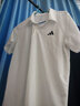 阿迪达斯 （adidas）POLO衫男 25夏季新款运动服休闲衣服翻领短袖冰丝速干透气t恤男 白色/三扣Polo领/速干/主推 L 180 实拍图