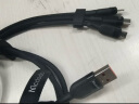 麦多多（MCDODO） 数据线三合一苹果type-c/安卓手机充电器5A车载快充iPhone华为通用 1.2米 【黑色】 实拍图