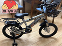 飞鸽儿童自行车3-4-6-10岁宝宝脚踏车男孩女孩童车超轻单车 【高配减震款】辐条轮 太空银 16寸【适合105-130CM】 实拍图