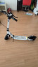 帝百伦（DEPTHPOWER）滑板车成人代步可折叠 顶配白5CM宽轮【人力滑行非电动 实拍图