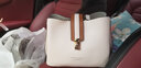 稻草人女包水桶斜挎小包大容量时尚百搭单肩包新款七夕情人节礼物送女友 77713米白 实拍图