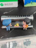 花雨夜汽车停车号码牌临时停靠电话牌创意可爱卡通网红移挪车载情侣摆件 蓝帽+蛋糕+银安全锤香薰停车牌 实拍图