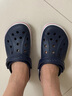 卡骆驰（crocs）洞洞鞋男鞋女鞋 25夏季新款贝雅拖鞋轻便透气情侣鞋沙滩鞋凉鞋 贝雅系列-纯黑色/建议拍小一码 41 -42 /M8W10/260mm 实拍图